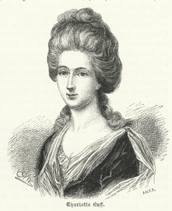 Charlotte Buff, ungdommelig bekendtskab og genstand for Johann Wolfgang Goethes kærlighed af German School