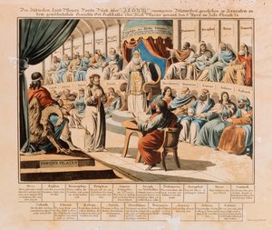 Kristus før Pilatus, udgivet af Riedel, Nürnberg, 1830 af German School