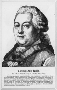 Christian Felix Weibe (gravering) af German School