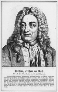 Christian, Freiherr von Wolf (gravering) af German School
