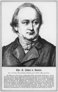 Christian Karl Josias von Bunsen (stik) af German School