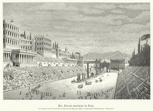 Circus Maximus, Rom (gravering) af German School
