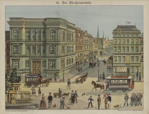 Bytransport (farve litho) af German School