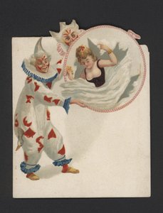 Klovne (chromolitho) af German School