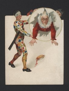 Klovne (chromolitho) af German School