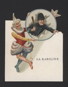 Klovne (chromolitho) af German School