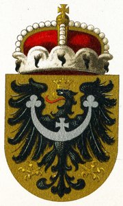 Schlesiens våbenskjold, ca. 1898 af German School