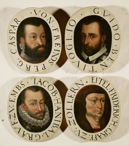 Kommandører i Trediveårskrigen, Caspar von Freindsperg, Guido Bentivoglio, Jacob Hanibal grev Embs ... af German School
