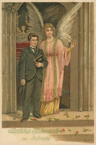 Tillykke med din konfirmation (chromolitho) af German School