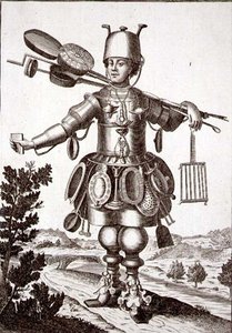 Kostume til en brazier, pub. af Gerard Valck (1651/2-1726) ca. 1690 (gravering) af German School
