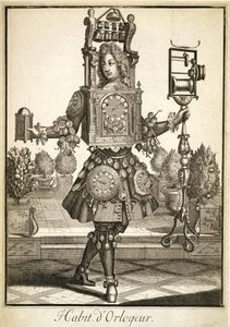 Kostume til en urmager, pub. af Gerard Valck (16512-1726) c.1690 af German School