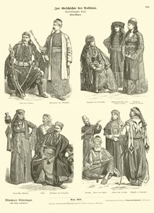 Costumes of the Near East  af German School