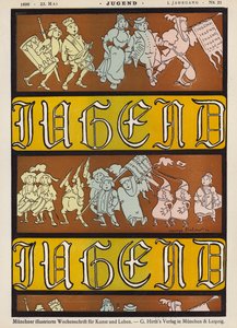 Cover illustration for Jugend magazine, 1896dani af German School
