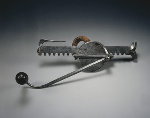 Tranequin, ca. 1528 (stål med hørsnor og træhåndtag) af German School
