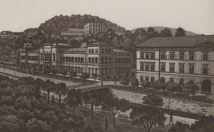 Curhaus (litho) af German School