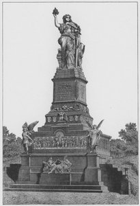Nationalmonumentet på Niederwald (gravering) af German School
