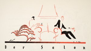 Der Salon fra Styl, pub.1922 (stenciltryk) af German School