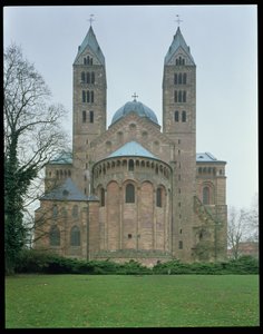 Østenden af Speyer Cathedral, påbegyndt 1030 af German School