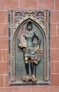 Billede af Rudolph von Sachsenhausen (polykrom sandsten) af German School