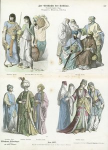 Egyptian, Moorish and Turkish costumes  af German School