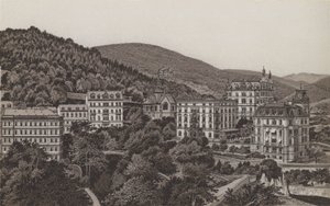 English Church, Royal Villa, Bristol, Villa Theresa (litho) af German School