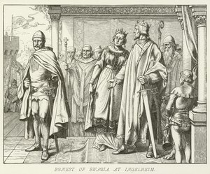 Ernest af Schwaben ved Ingelheim af German School