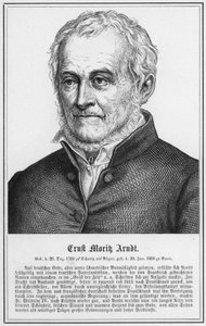 Ernst Morik Arndt (gravering) af German School