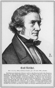 Ernst Rietschel (gravering) af German School