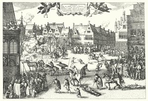Henrettelse af Krudtplottere i London af German School