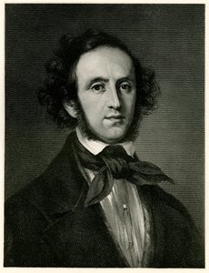 Felix Mendelssohn-Bartholdy, 1884-90 (fototype) af German School