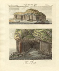 Fingals-grotten på øen Staffa af German School