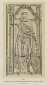 Flavius ​​​​Aetius, romersk general (gravering) af German School