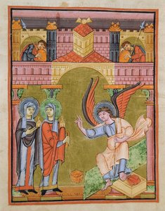 Fol. 33v fra Reichenau Skoleevangelium, Codex F. II. 1 af German School