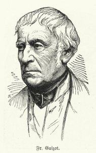 Francois Guizot, fransk historiker og statsmand (litho) af German School