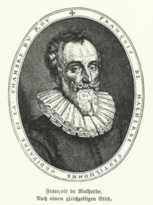Francois de Malherbe, fransk digter og oversætter (litho) af German School