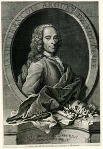 Francois Marie Arouet af Voltaire af German School