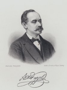 Franz Doppler, østrigsk fløjtenist og komponist (gravering) af German School