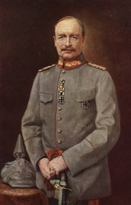 Frederik Augustus III, den sidste konge af Sachsen (farvelitografi) af German School