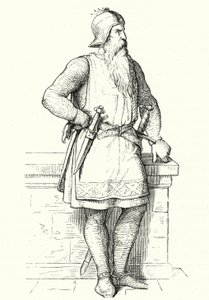 Frederick Barbarossa, konge af Tyskland og Italien og den hellige romerske kejser (gravering) af German School