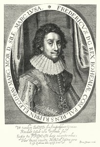 Frederik I, konge af Bøhmen, vinterkongen (gravering) af German School