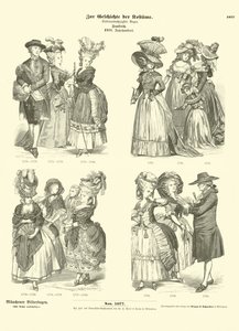 French costumes, 18th Century  af German School