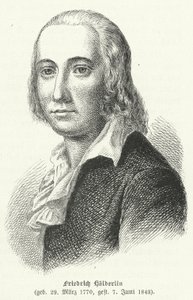 Friedrich Hoelderlin, tysk digter og filosof af German School