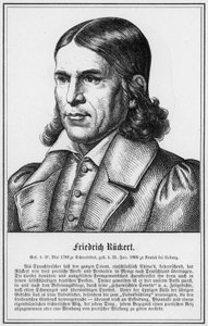 Friedrich Ruckert (gravering) af German School