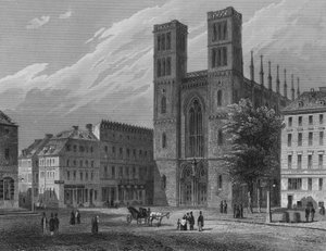 Friedrichswerdersche Kirche, Berlin (Stahlstich)