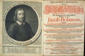 Frontispice til Theosophia Revelata af Jacob Boehme, 1715 (tryk og gravering) af German School