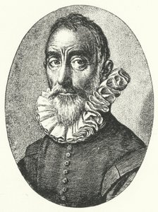 Gabriello Chiabrera, italiensk digter (gravering) af German School
