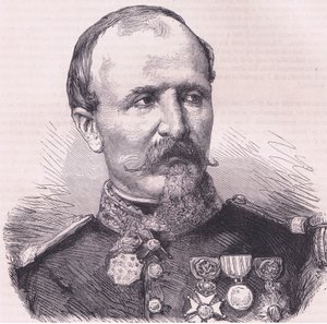 General Chanly, Cassells historie om krigen mellem Frankrig og Tyskland udgivet af Cassell and Company Limited, ca. 1890 (litho) af German School