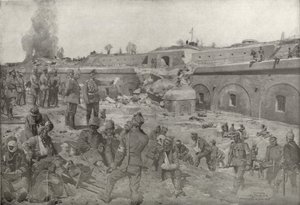 General feltmarskal von Mackensen besøger Augen Fort af Przemysl af German School