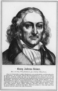 Georg Andreas Reimer (gravering) af German School