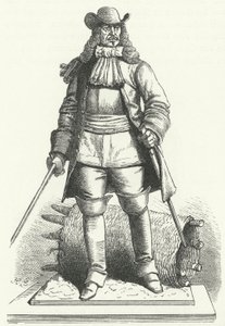 Georg von Derfflinger, tysk feltmarskal i hæren af Brandenburg-Preussen (gravering) af German School